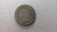 Moeda de 200 Réis de 1927 Cuproníquel CNI 60