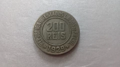 Moeda de 200 Réis de 1929 Cuproníquel CNI 66