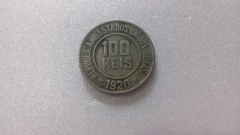 Moeda de 100 Réis de 1920 Cuproníquel CNI 85