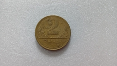 Moeda de 2 Cruzeiros de 1947 Bronze Alumínio BRA 48