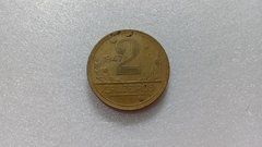 Moeda de 2 Cruzeiros de 1947 Bronze Alumínio BRA 49