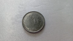 Moeda de 10 Centavos de 1997 Aço Inox Data Marcada 2 Vezes no Verso Catalogada JJ 07 - comprar online