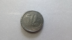 Moeda de 50 Centavos de 2009 Aço Inox Grande Boné CX 01