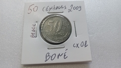 Moeda de 50 Centavos de 2009 Aço Inox Grande Boné CX 01 na internet