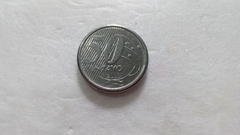 Moeda de 50 Centavos de 2003 Aço Inox Ausência de Letras Falta S de Centavo Catalogada CC 07