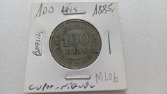 Moeda de 100 Réis de 1885 Cupro-Níquel ML 06