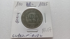 Moeda de 100 Réis de 1885 Cupro-Níquel ML 07