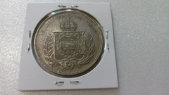 Moeda de 2000 Réis de 1853 Prata 917 25,5 Gr 37 MM Império AG 02 - Mandrade Numismática