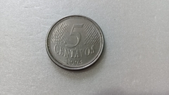 Moeda de 5 Centavos de 1994 Aço Inox Data Marcada em 2 Lugares Catalogada Escassa VR 07 - comprar online