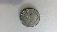 Moeda de 50 Centavos de 2002 Aço Inox Cunho Marcado na Cabeça RABINO Catalogada VR 12 - comprar online