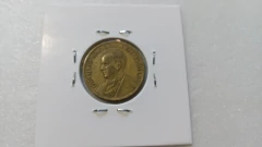 Moeda de 50 Centavos de 1944 Bronze Alumínio Cunho Quebrado VR 03 - Mandrade Numismática