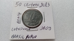 Moeda de 50 Centavos de 2013 Aço Inox Brasil Duplo Catalogada JA 09 na internet