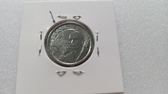 Moeda de 50 Centavos de 2013 Aço Inox Brasil Duplo Catalogada JA 09 - Mandrade Numismática