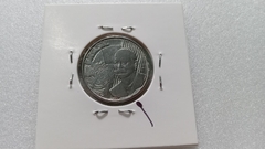 Moeda de 50 Centavos de 2008 Aço Inox Cunho Quebrado no Verso JA 11 - Mandrade Numismática