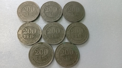 Moedas de 200 Réis de 1889 à 1899 Cupro-Níquel ( Moedas Circuladas ) MJ 01 - comprar online
