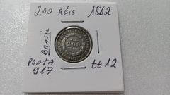 Moeda de 200 Réis de 1962 Prata Império 917 TT 12 na internet