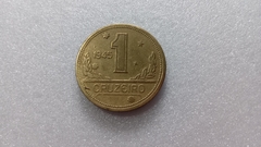 Moeda de 1 Cruzeiro de 1945 Bronze Alumínio Com Sigla WT No Verso Catalogada BRA 12 A