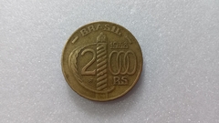 Moeda de 2000 Réis de 1938 Poligonal Bronze Alumínio BRA 78