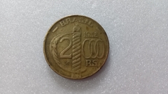 Moeda de 2000 Réis de 1938 Poligonal Bronze Alumínio BRA 79