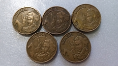 Moedas de 10 Centavos de 2000 Aço Inox Banhado de Bronze (Lote de 5 Moedas ) Circuladas ML 03 - comprar online