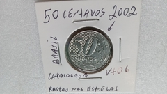 Moeda de 50 Centavos de 2002 aço Inox Rastro Nas Estrelas Catalogada VT 06 na internet