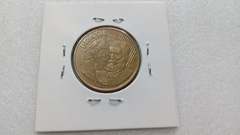 Moeda de 25 Centavos de 2004 aço Inox Banhado de Bronze Rastro Nas Estrelas Catalogada VT 08 - Mandrade Numismática