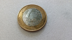 Moeda de 1 Real de 2015 Anel Aço Inox Banhado de Bronze e Núcleo de Aço Inox Atletismo Paralímpico ( Brasil Duplo ) Catalogada MK 01 - comprar online