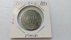 Moeda de 100 Réis de 1887 Cupro-Níquel BI 24