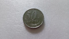 Moeda de 50 Centavos de 2009 Aço Inox Cunho Quebrado no Verso ML 02 - comprar online