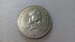 Moeda de 2000 Réis de 1907 Prata 900 Republica SM 12
