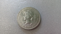 Moeda de 1000 Réis de 1910 Prata 900 Republica SM 47