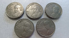 Moedas de 50 Centavos de 1998 Cupro-Níquel ( Lote 5 Moedas ) CIRCULADAS JJ 06 - comprar online