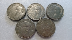 Moedas de 50 Centavos de 2000 Cupro-Níquel ( Lote 5 Moedas ) CIRCULADAS JJ 07 A - comprar online