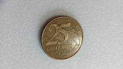 Moeda de 25 Centavos de 2003 Aço Banhado de Bronze Rastro nas Estrelas Catalogada FF 06