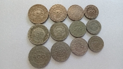 Moedas de 400/300/200/100 Réis de 1938 . 1940 . 1942 Níquel e Níquel Rosa Serie Completa SM 01