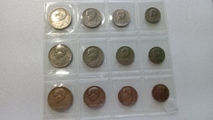 Moedas de 400/300/200/100 Réis de 1938 . 1940 . 1942 Níquel e Níquel Rosa Serie Completa SM 01 - Mandrade Numismática
