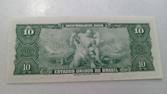 Cédula de 10 Cruzeiros de 1963 C 020 Serie 692ª Nº 048641 Chancelas Reginaldo F. Nunes e Miguel Calmon FE - comprar online
