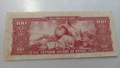 Cédula de 100 Cruzeiros de 1963 C 096 Serie 354ª Nº 098710 Chancelas Reginaldo F. Nunes e Miguel Calmon MBC + - comprar online