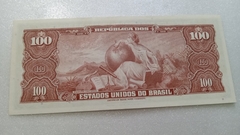 Cédula de 100 Cruzeiros de 1955 C 030 Serie 373ª Nº 073168 Chancelas Claudionor S. Lemos e Eugênio Gudin Com minima dobra Bancaria Soberba/FE - comprar online
