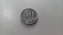 Moeda de 50 Centavos de 1957 Alumínio Flor de Cunho ML 03