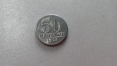 Moeda de 50 Centavos de 1958 Alumínio Flor de Cunho ML 04