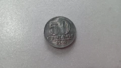 Moeda de 50 Centavos de 1960 Alumínio Flor de Cunho ML 12
