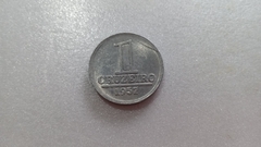 Moeda de 1 Cruzeiro de 1957 Alumínio Flor de Cunho ML 18