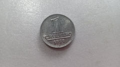 Moeda de 1 Cruzeiro de 1958 Alumínio Flor de Cunho ML 21