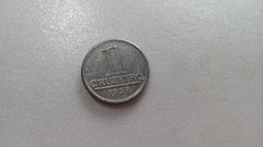 Moeda de 1 Cruzeiro de 1959 Alumínio Flor de Cunho ML 23