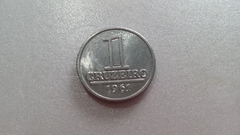 Moeda de 1 Cruzeiro de 1961 Alumínio Flor de Cunho ML 30