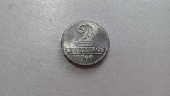 Moeda de 2 Cruzeiros de 1960 Alumínio Flor de Cunho ML 42