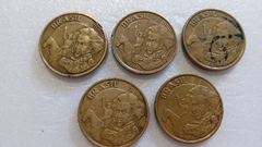 Moedas de 10 Centavos de 1999 Aço Inox Banhado de Bronze (Lote de 5 Moedas ) Circuladas SM 05 - comprar online