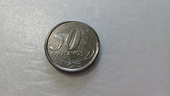 Moeda de 50 Centavos de 2008 Aço Inox com Cunho Quebrado no Verso MC 03