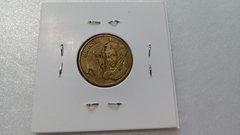 Moeda de 10 Centavos de 2004 Aço Inox Banhado de Bronze Cunho quebrado no Anverso MC 02 - Mandrade Numismática